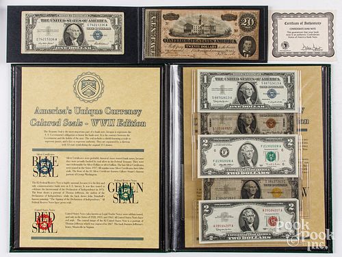 US PAPER CURRENCYUS paper currency  30d838