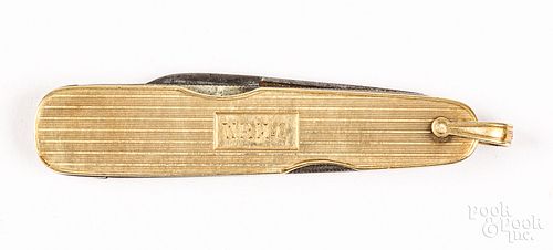 14K GOLD POCKET KNIFE14K gold pocket 30d8a1