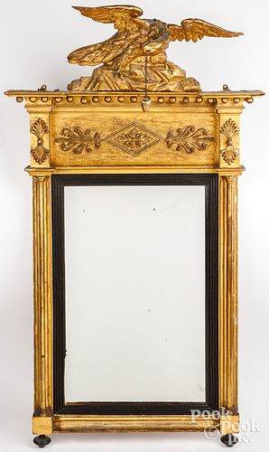 FEDERAL GILTWOOD MIRROR, CA. 1805Federal