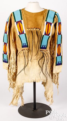 CONTEMPORARY PLAINS INDIAN BEADED