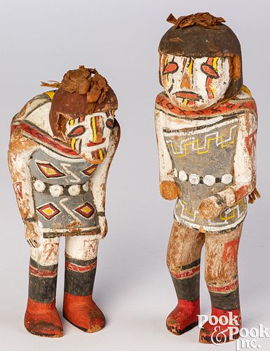 PAIR OF HOPI INDIAN KACHINA DOLLSPair 30d9c2