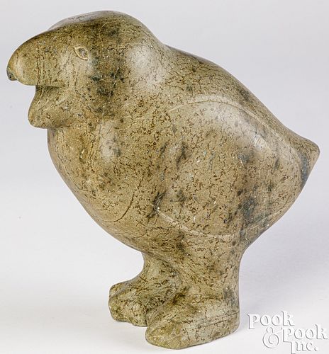 CAPE DORSET ESKIMO CARVED SOAPSTONE 30d9da