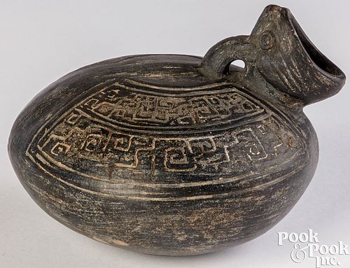 PRE COLUMBIAN BLACKWARE VESSELPre Columbian 30da22