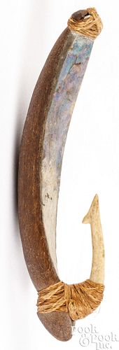 MICRONESIAN ABALONE WOOD AND BONE 30da7a