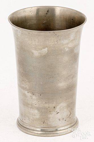 BOARDMAN PEWTER BEAKER, 19TH C.Boardman