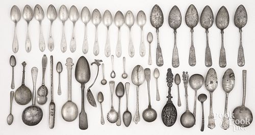 COLLECTION OF PEWTER SPOONSCollection