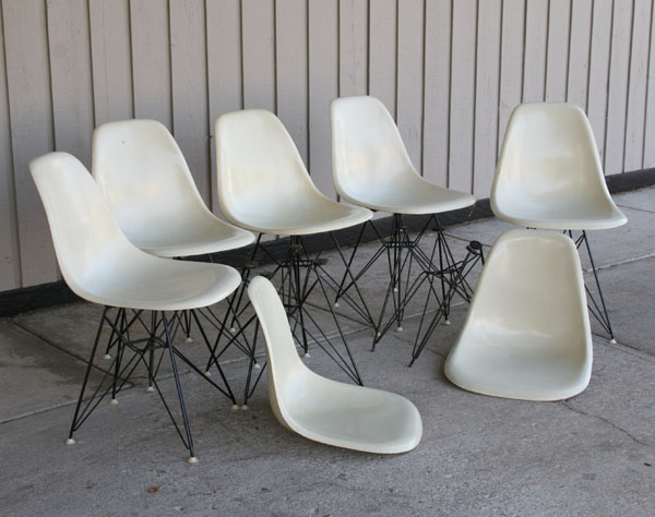 Charles Eames set of white shell 4e2c2