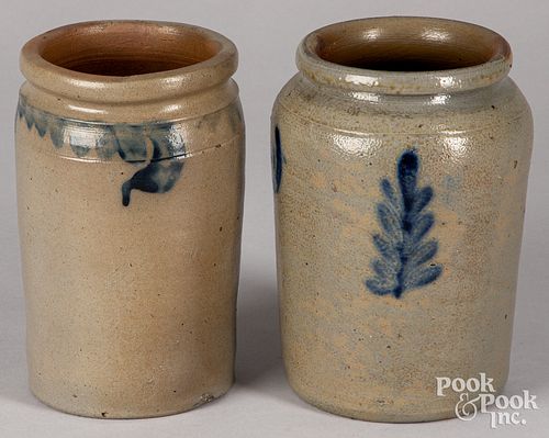 TWO SMALL PENNSYLVANIA STONEWARE