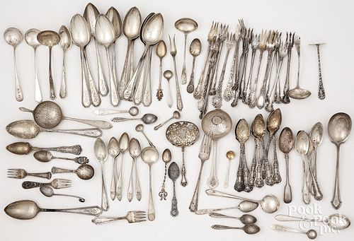 STERLING SILVER FLATWARE AND SERVING 30dc36