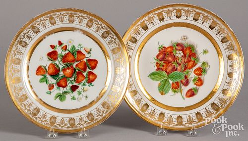 PAIR OF ITALIAN PORCELAIN STRAWBERRY 30dc61