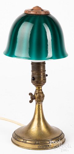 EMERALITE BOUDOIR LAMP EARLY 20TH 30dcac