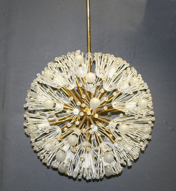 Sputnik hanging lamp, attributed