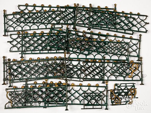 CAST IRON CHRISTMAS TREE FENCE,