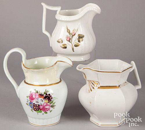 PHILADELPHIA TUCKER PORCELAIN PITCHER  30dd1e