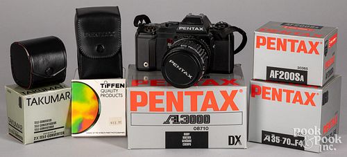 PENTAX A3000 35MM CAMERA, WITH