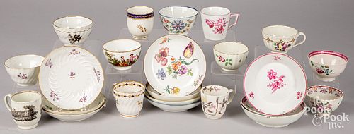 ASSORTED PORCELAIN CUPS AND SAUCERSAssorted