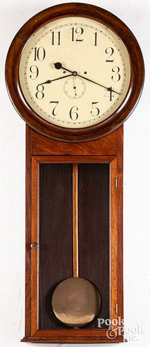 ATKINS CLOCK CO ROSEWOOD REGULATOR 30dd5d