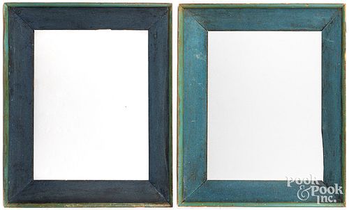 PAIR OF PAINTED PINE FRAMES 19TH 30dd99