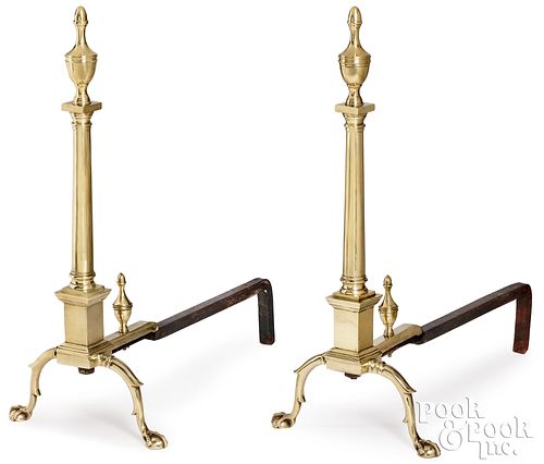 PAIR OF LARGE CHIPPENDALE STYLE