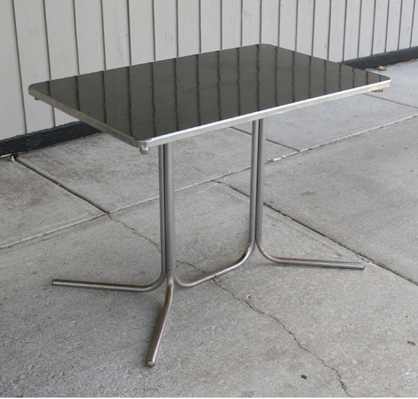 Machine age tubular chrome dining 4e32b