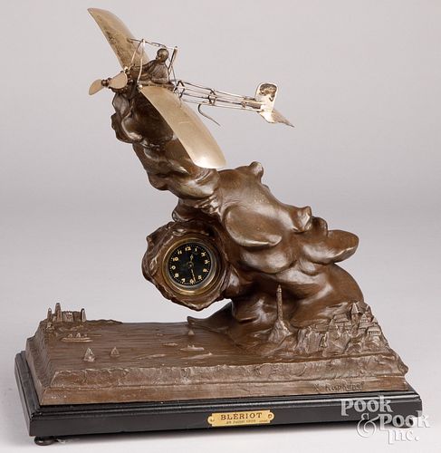 LOUIS BLERIOT SPELTER AVIATION 30dfff