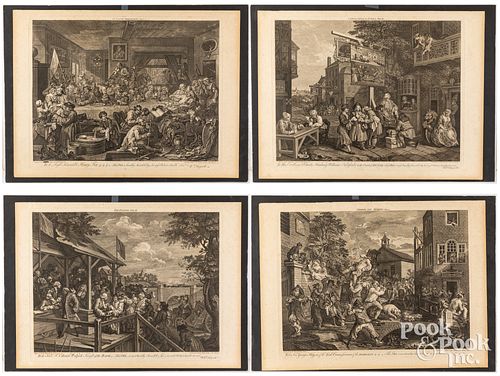 FOUR WILLIAM HOGARTH ELECTION SERIES 30e046