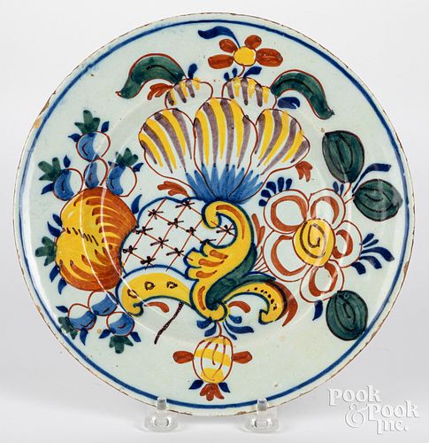 HAND-PAINTED DELFTWARE POLYCHROME