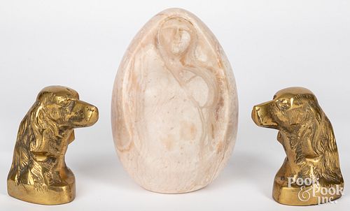 CARVED STONE FEMALE SCULPTURE,