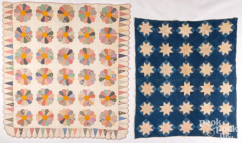 TWO PATCHWORK QUILTSTwo patchwork