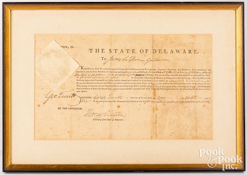 GOVERNOR OF DELAWARE, SIGNED APPOINTMENTGeorge