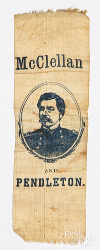 1864 MCCLELLAN PENDLETON SILK 30e12a