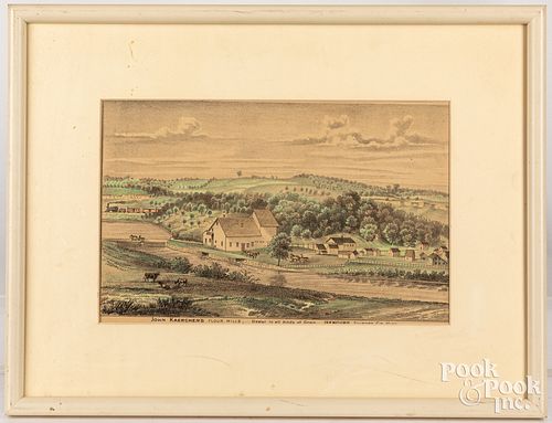 LITHOGRAPH 19TH C John Kaercher s 30e16a