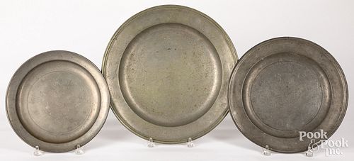 SAMUEL HAMLIN PEWTER DEEP DISH  30e205