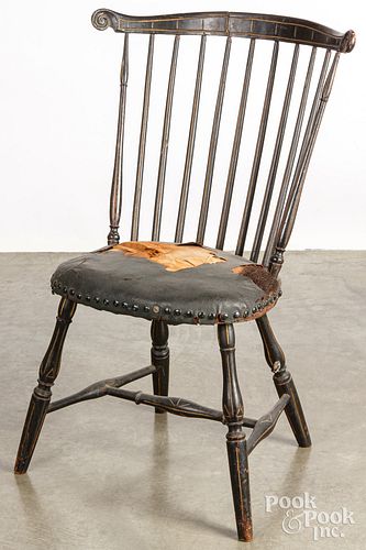FANBACK WINDSOR CHAIR, LATE 18TH
