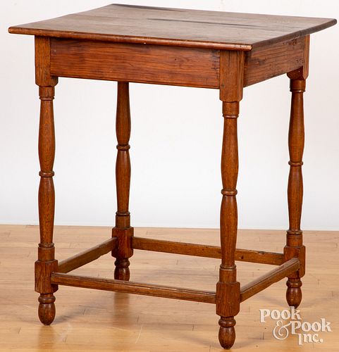 OAK AND PINE TAVERN TABLE, LATE