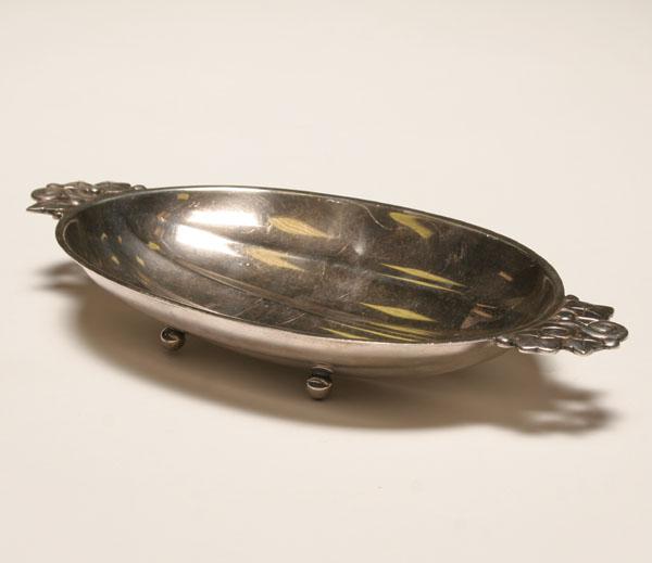 A Tiffany sterling silver footed 4e37c