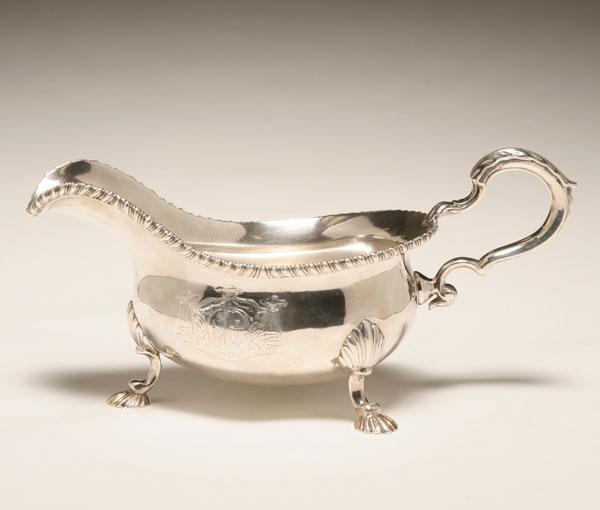 George III sterling silver sauceboat 4e38b