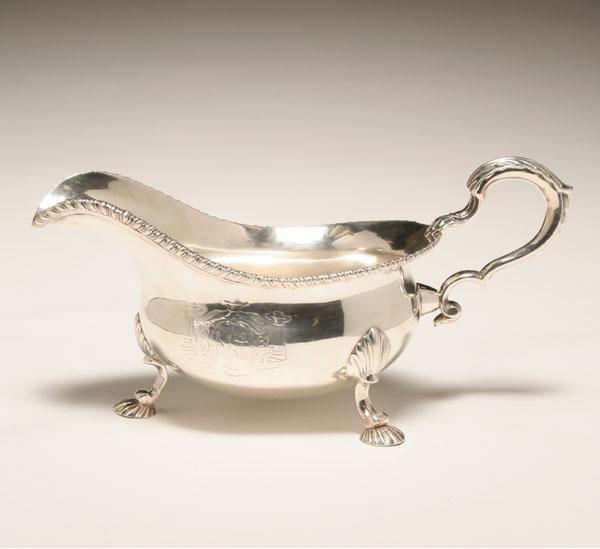 George III sterling silver sauceboat 4e38c