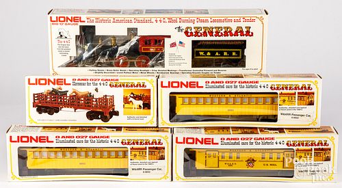 LIONEL FIVE PIECE GENERAL TRAIN