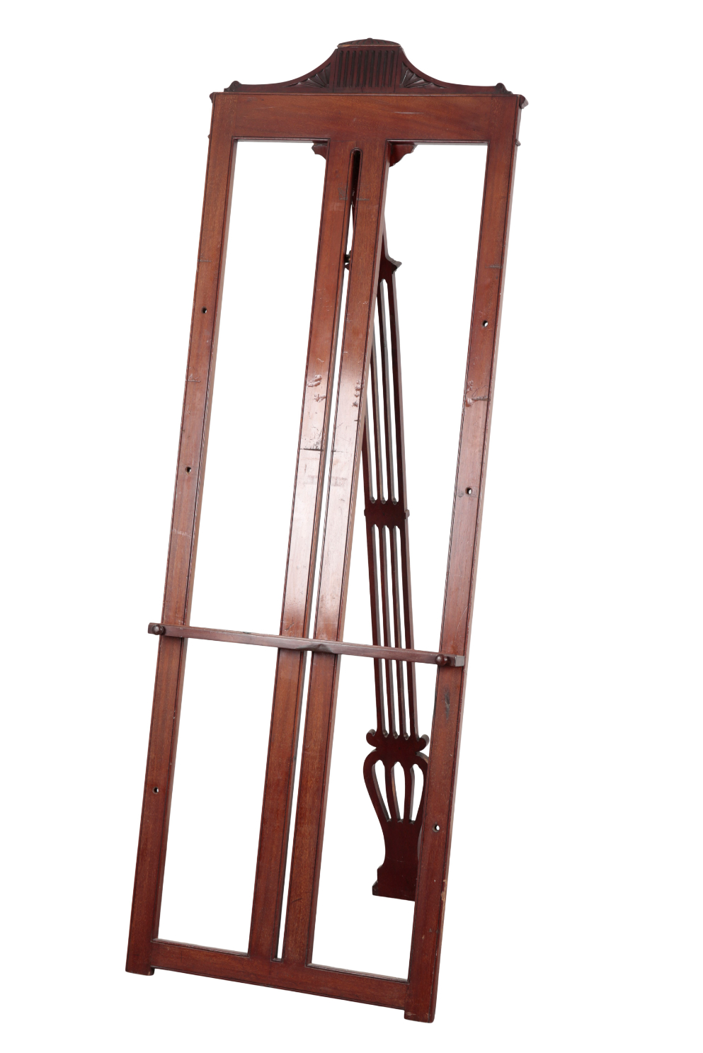 A MAHOGANY EASEL 20th century  310b1d