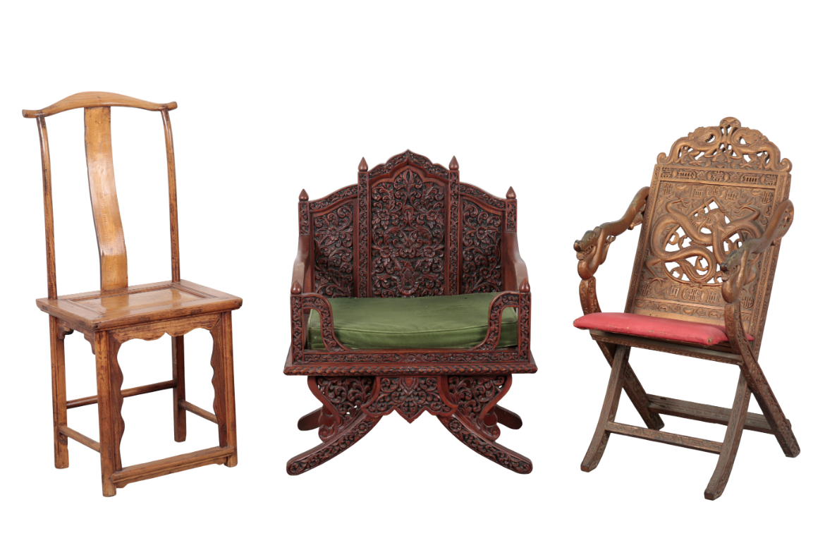 A GROUP OF THREE CHINESE CHAIRS 310b31