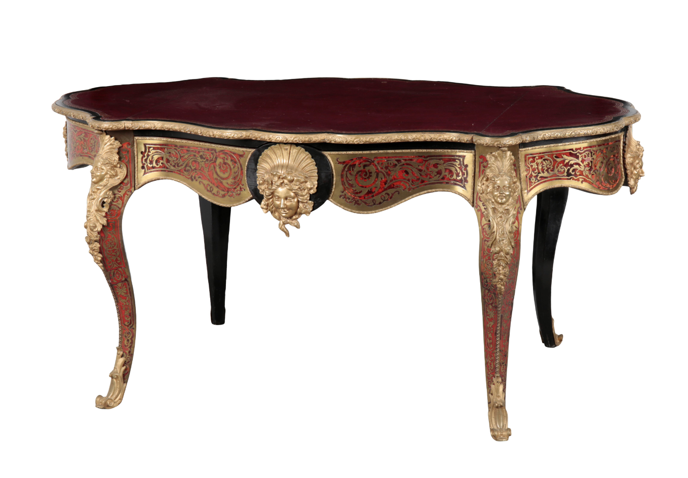 A VICTORIAN BOULLE WORK AND GILT 310b29