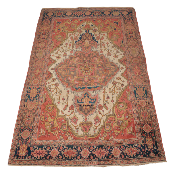 AN ANTIQUE BIDJAR RUG densely woven 310b53