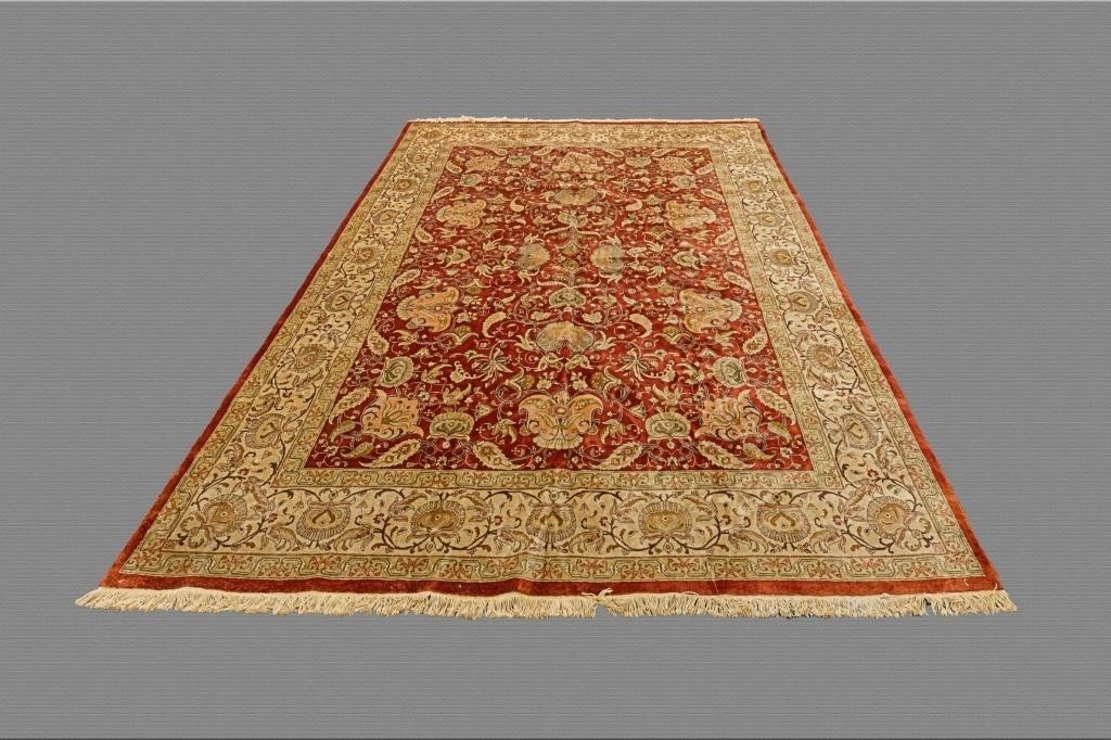 Room Size Indo-Tabriz carpet with