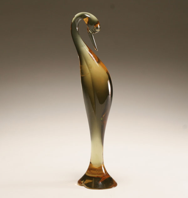 Murano art glass figure of a bird  4e7a3