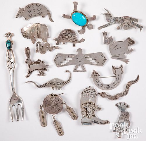 COLLECTION OF NAVAJO OR ZUNI INDIAN 310c65