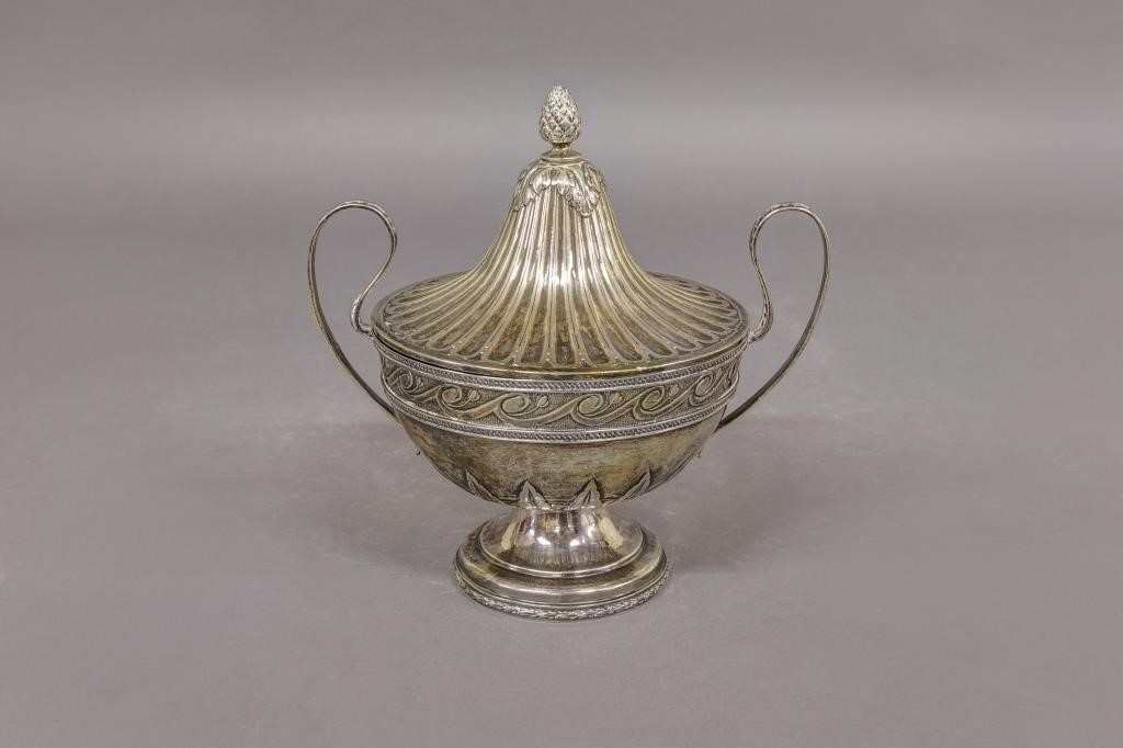 Augsburg German silver compote 310c61