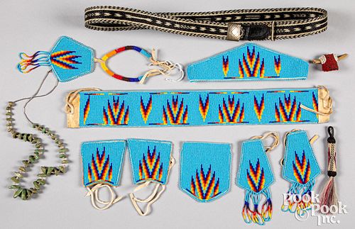 NATIVE AMERICAN INDIAN BEADED DANCE 310cde