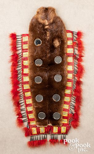 PLAINS INDIAN OTTER PELT BANDOLIERPlains 310d15