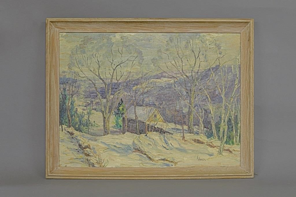 A Mavrek oil on artist board  310d3f